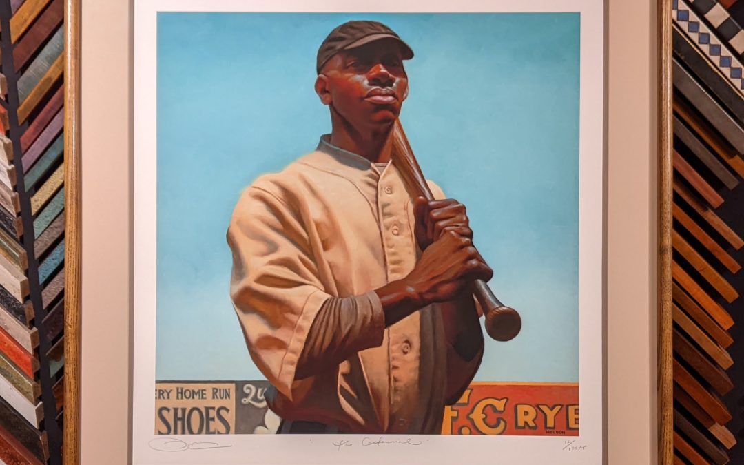 Rounded solid ash frame to match baseball bat