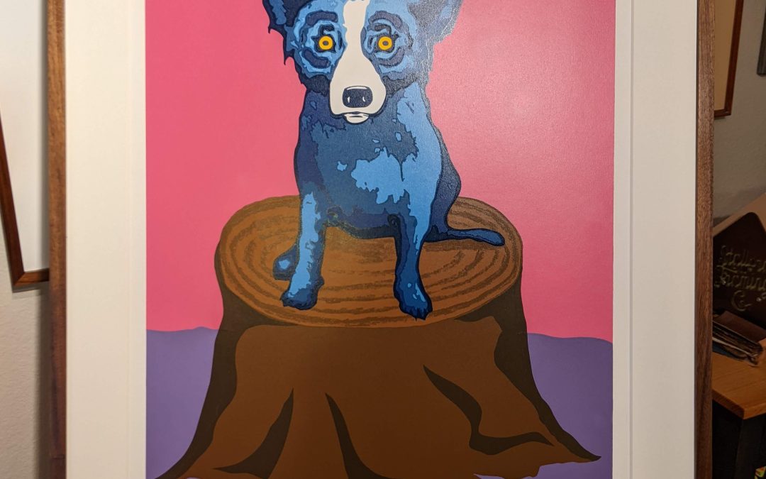 Walnut cap frame with oil and wax